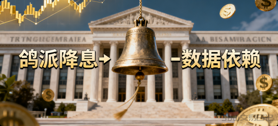 一句话交易日记： 市场定价的钟摆正从“鸽派降息”摆向“数据依赖”，美联储内部分歧为美元提供了坚实支撑，黄金的宏观阻力正在显现。